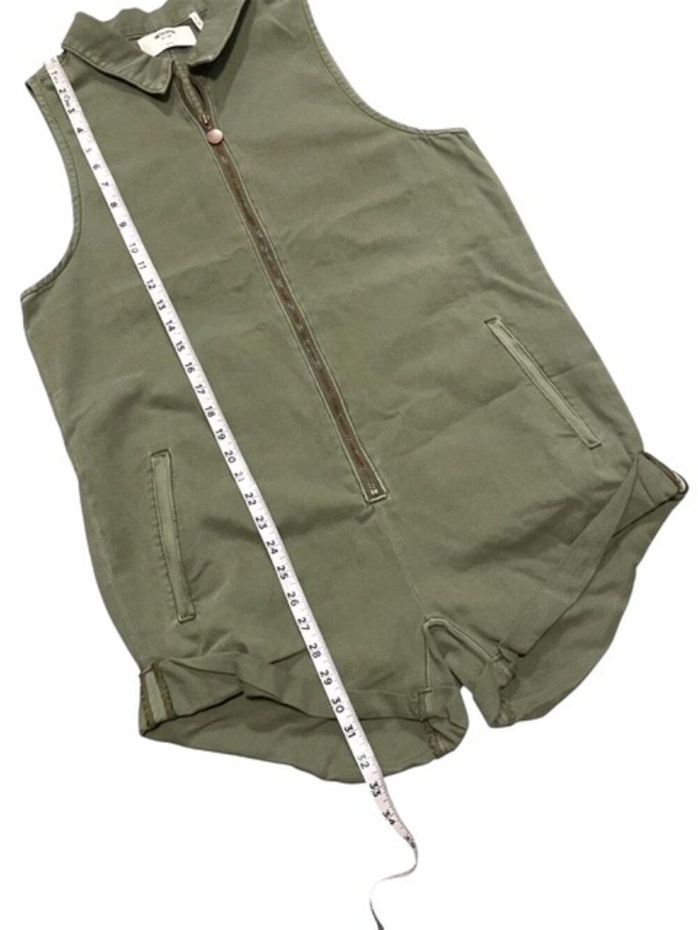 NWT One Teaspoon Braxton Mini Utility Jumpsuit Romper Green Size Small - Picture 16 of 16
